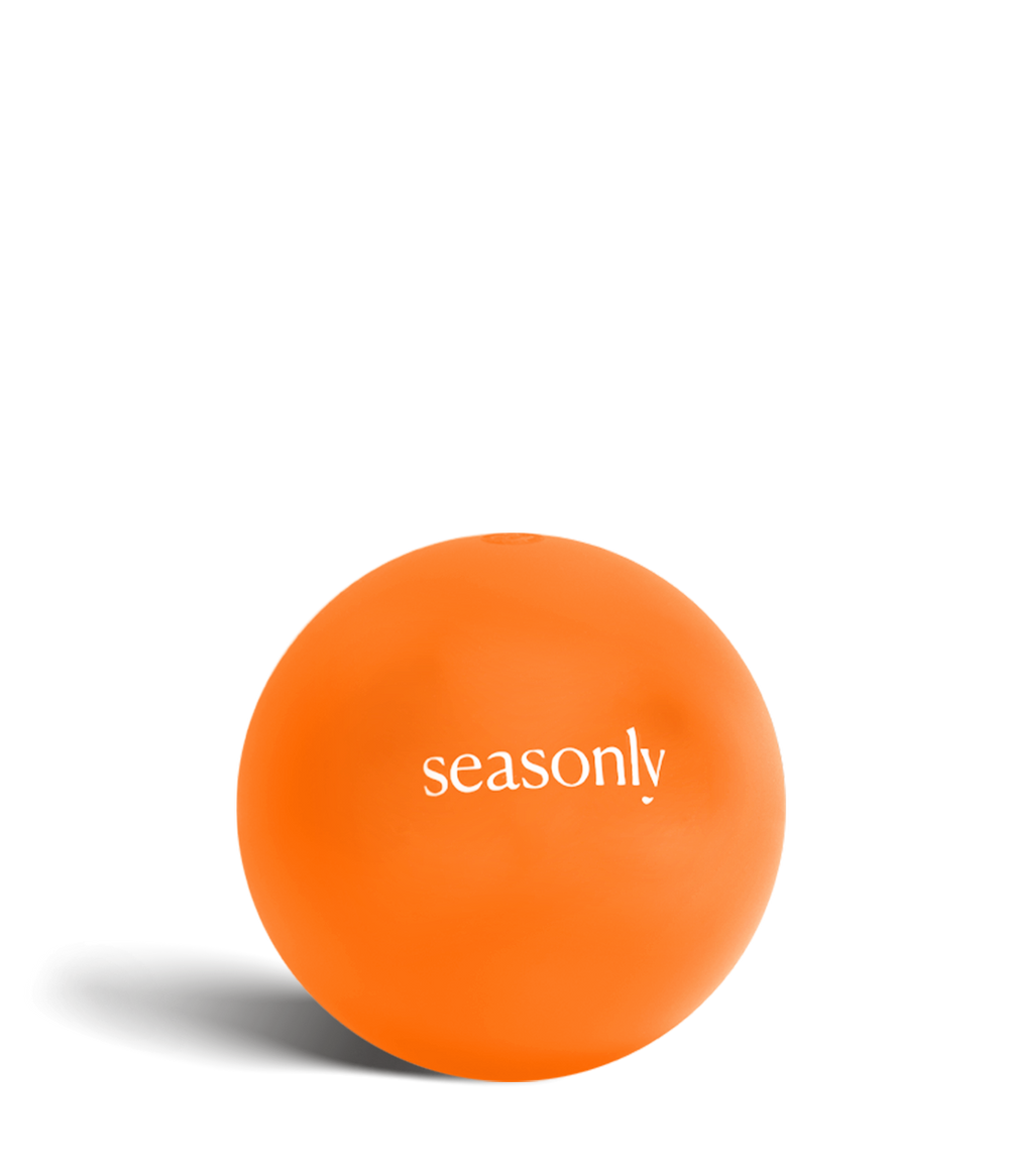 Orange massage ball